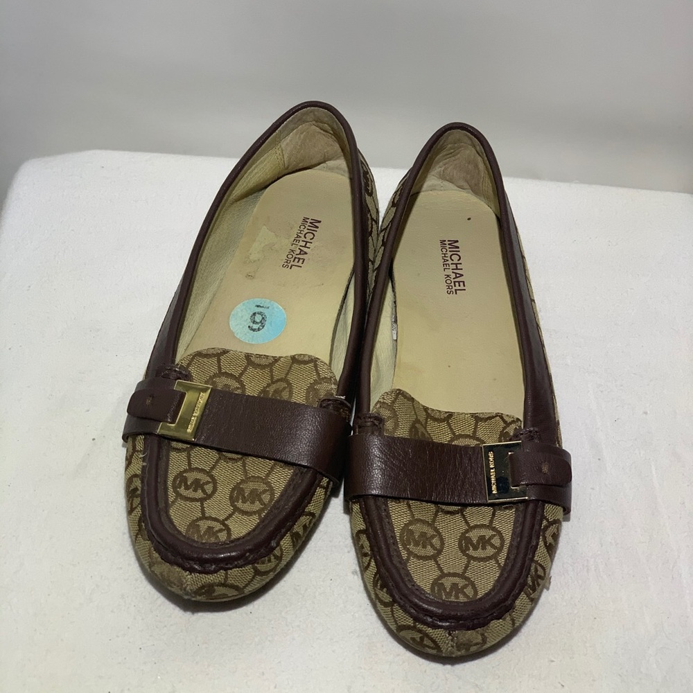 michael kors Brown Slip On Shoes Size 6